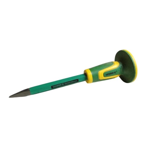 Зубило пикообразное WYNNS 4х16*300мм с протектором W0443B ПО000001279