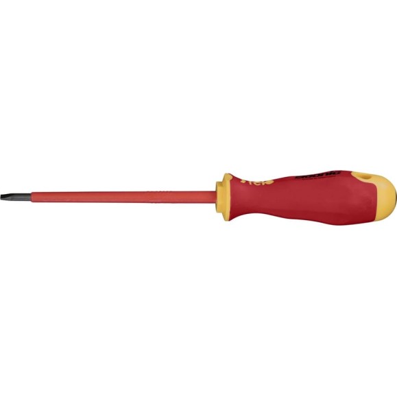 Диэлектрическая отвертка Felo Ergonic 5,5х1,0х125 плоская шлицевая 41305590