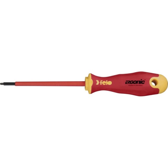 Диэлектрическая отвертка Felo Ergonic квадрат SQ 1X100 41910090