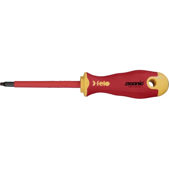 Диэлектрическая отвертка квадрат SQ 2х100 Felo Ergonic 41920090
