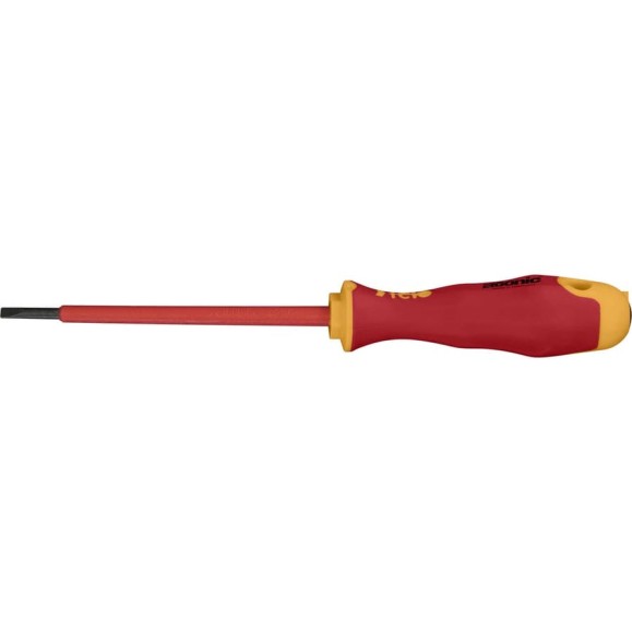 Диэлектрическая отвертка Felo Ergonic 3,5х0,8х100 плоская шлицевая 41303890