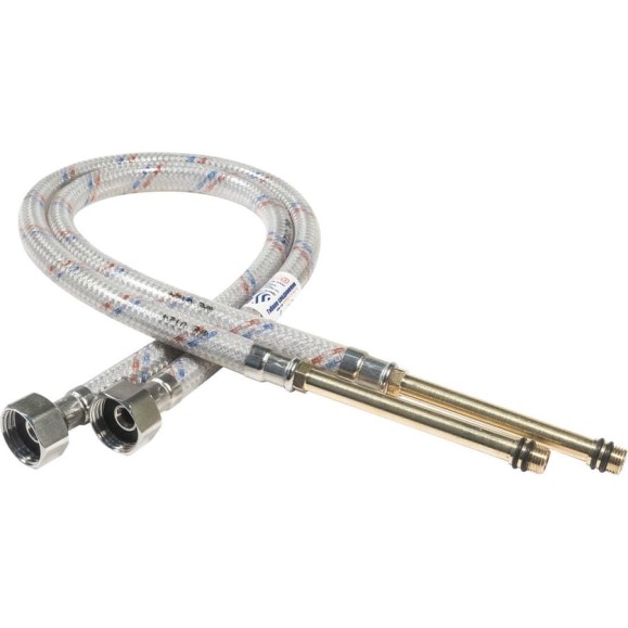Гибкая подводка для смесителей ЦС, штуцер 106/100 мм, 1/2”хM10 L-80 см, пакет, уп. пара ГП002274 Гибкая подводка для смесителей ЦС, штуцер 106/100 мм, 1/2”хM10 L-80 см, пакет, уп. пара ГП002274