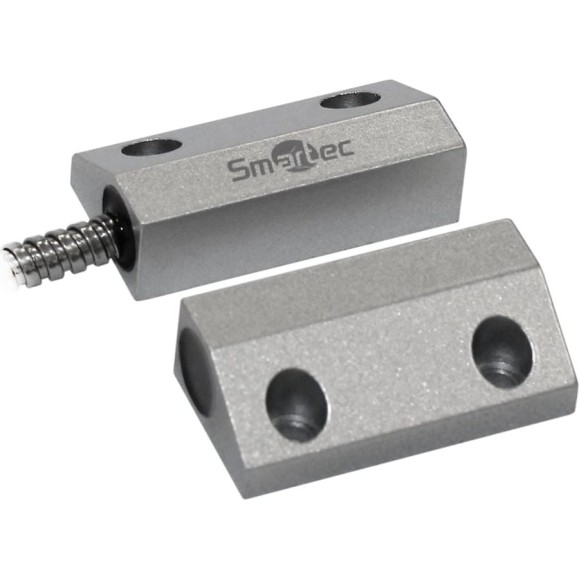 Магнитоконтактный датчик Smartec ST-DM131NO-SL НР, серебряный, накладной для металлических дверей, металлорукав smkd0826 Магнитоконтактный датчик Smartec ST-DM131NO-SL НР, серебряный, накладной для металлических дверей, металлорукав smkd0826