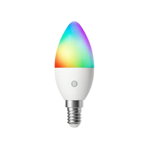 Умная лампочка Yandex Яндекс, Е14, RGB, 520 Лм, Matter over Wi-Fi YNDX-00557 Умная лампочка Yandex Яндекс, Е14, RGB, 520 Лм, Matter over Wi-Fi YNDX-00557