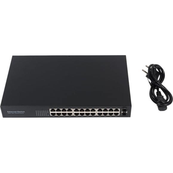 Коммутатор ComOnyx гигабитный 24-х портовый, 24 rj45 + 2 sfp, co-sw24gfv2, 200-035