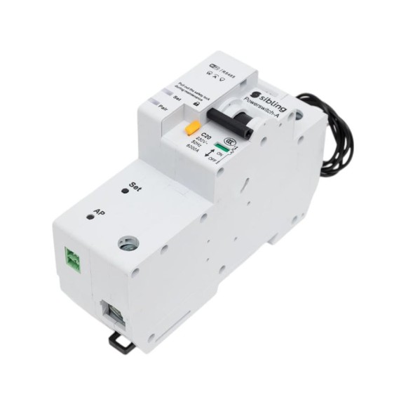 Умный автоматический однополюсной выключатель Sibling Powerswitch-A20 00-00003052