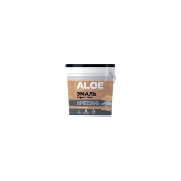 Эмаль для пола акриловая ALOE (дерево, бетон), бежевый 11024 Эмаль для пола акриловая ALOE (дерево, бетон), бежевый 11024
