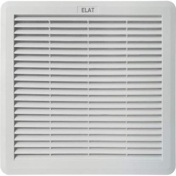 Вентилятор с фильтром ELAT IP54 322x322 мм 1000 м3 (вырез 291×291 мм) 50/60 Hz AC230В SFF322 SFF322A-230C-CE