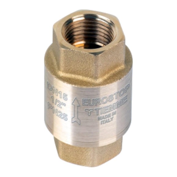 Клапан обратный пружинный Tiemme латунный затвор, aрт.3506 G1"1/2 DN40 3500146 Клапан обратный пружинный Tiemme латунный затвор, aрт.3506 G1"1/2 DN40 3500146