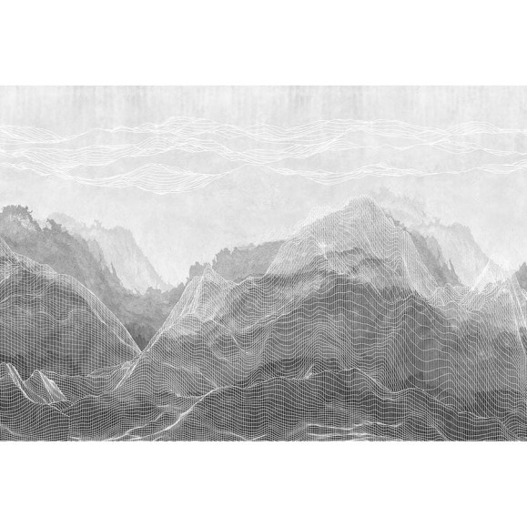 Фреска ООО Ортограф GREY MOUNTAINS 4,0x2,7 FX_34547