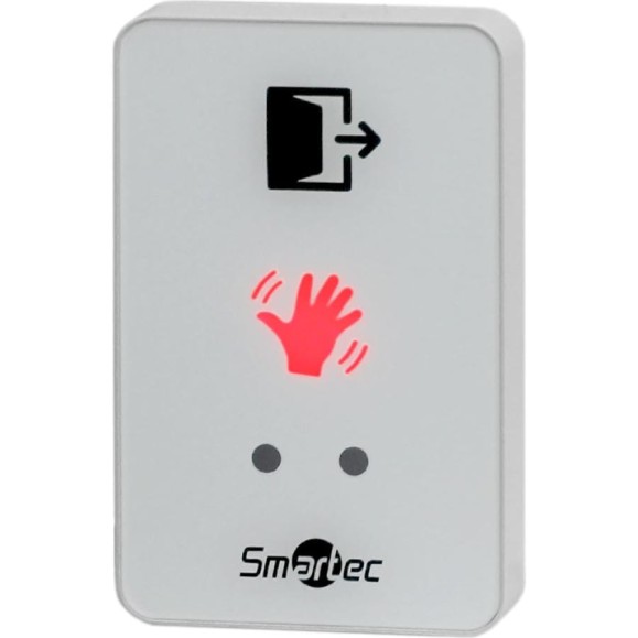 Кнопка ИК-бесконтактная Smartec ST-EX310L-WT накладная, белая, СИД индикатор, НЗ/НР контакты smkd0641