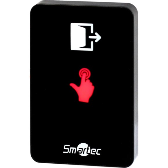 Кнопка сенсорная Smartec ST-EX410L-BK накладная, черная, НЗ/НР контакты smkd0655.1