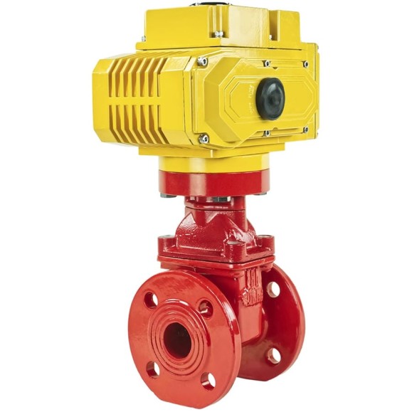 Задвижка клиновая DN.ru 30ч939р GGG50-EPDM-F4-RED Ду40 Ру16 электропривод MT-50 220В D040-00711 Задвижка клиновая DN.ru 30ч939р GGG50-EPDM-F4-RED Ду40 Ру16 электропривод MT-50 220В D040-00711
