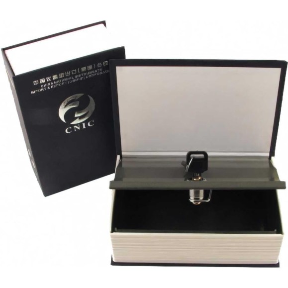 Минисейф книга CNIC PY-B001 6" 180x115x55 мм с ключом 53832
