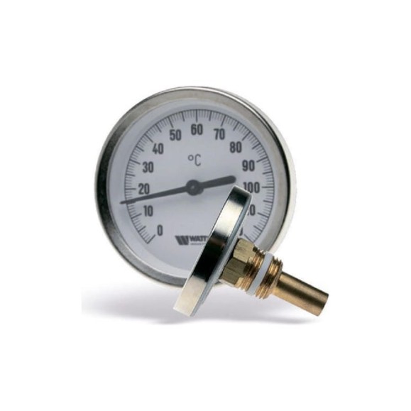 Термометр биметаллический Watts PT30507021 F+R801 SD TAS 63mm 0-120C, гильза 50мм с уплотнением на штоке ст. 10005802 Термометр биметаллический Watts PT30507021 F+R801 SD TAS 63mm 0-120C, гильза 50мм с уплотнением на штоке ст. 10005802