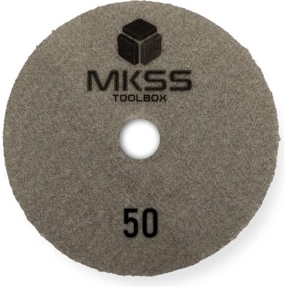 Алмазный гибкий шлифовальный круг MKSS Toolbox MK2604 АГШК Ø100 Р50 для мокрой шлифовки MKSS MK26040050