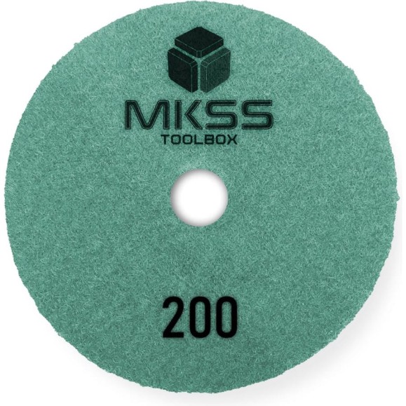 Алмазный гибкий шлифовальный круг MKSS Toolbox MK2604 АГШК Ø100 Р200 для мокрой шлифовки MKSS MK26040200