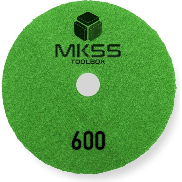 Алмазный гибкий шлифовальный круг MKSS Toolbox MK2606 АГШК Ø100 Р600 для сухой лощения MKSS MK26060600