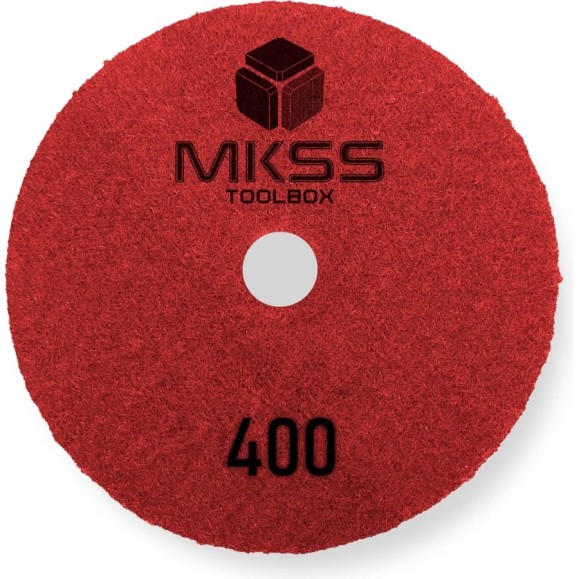 Алмазный гибкий шлифовальный круг MKSS Toolbox MK2606 АГШК Ø100 Р400 для сухой шлифовки MKSS MK26060400
