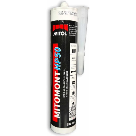 Полимерный клей-герметик MITOL МС MITOMONT HP50 290 мл., белый 3838958532680