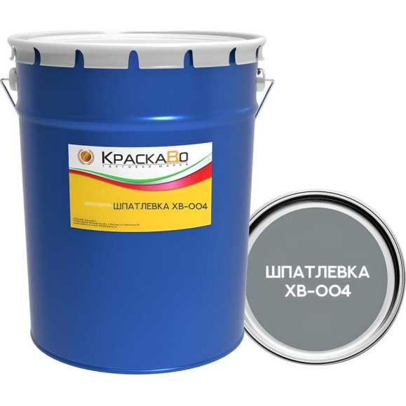 Шпатлевка КраскаВо ХВ-004 серая 25 кг 4620105773652