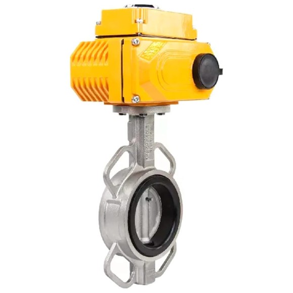 Дисковый затвор DN.ru 304-304-Viton-2W-Fb-H Ду250 Ру16 электропривод QT-080 220В D050-46320