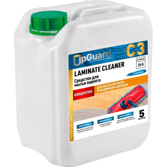 Средство для мытья паркета UPGUARD C3 Parket Cleaner 5л, Концентрат 1:100 33-5