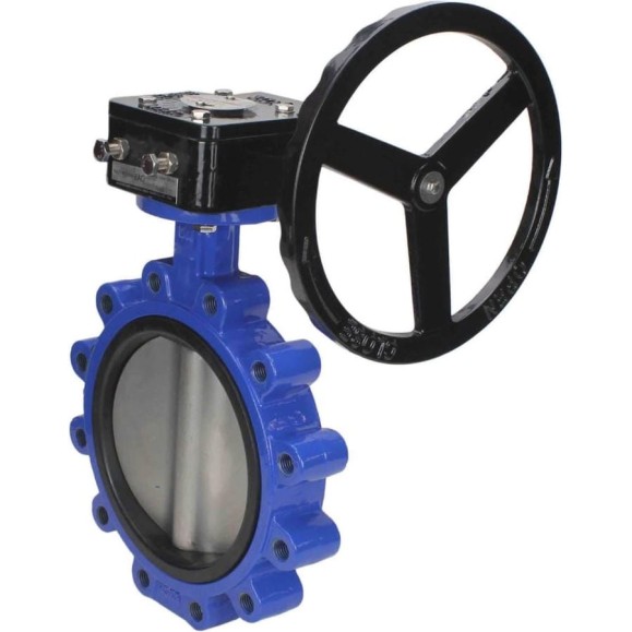 Дисковый затвор DN.ru поворотный QT450-QT450-NBR-2W-Fb-R Ду300 Ру16 LUG с редуктором D050-49960 Дисковый затвор DN.ru поворотный QT450-QT450-NBR-2W-Fb-R Ду300 Ру16 LUG с редуктором D050-49960