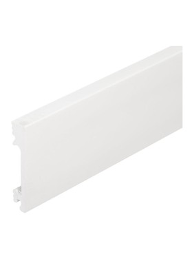 Плинтус СОЛИД Solid полимерный ультравысокой плотности белый, 2,0м 1 UHD 01/80