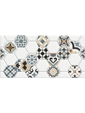 Плитка настенная Эдельвейс Паттерн / Edelweiss Pattern NewTrend 300x600x9, 1,8м2, разноцветный WT36EDW55