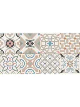 Плитка настенная Дизайн Арт Микс 2 / Design Art Mix 2 NewTrend 300x600x9, 1,08м2, разноцветный WT36DST18