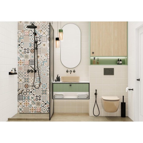 Плитка настенная Дизайн Арт Айвори / Design Art Ivory NewTrend 300x600x9, 1,08м2, серый WT36DST01