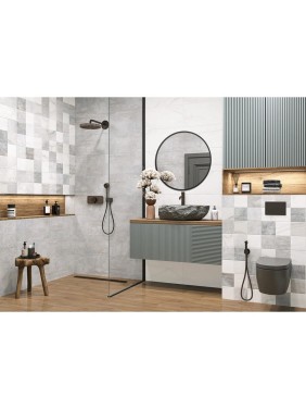 Плитка настенная Титан Бокс / Titan Box NewTrend 300x600x9, 1,8м2, серый WT36TIT55