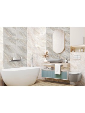 Плитка настенная Санрок темный / Sunrock Dark NewTrend 300x600x9, 1,8м2, серый WT36SNK15