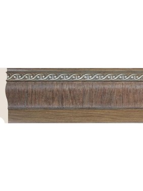 Интерьерный багет Cosca Decor Плинтус 95x14x2400мм, Орех 153- СПБ106282