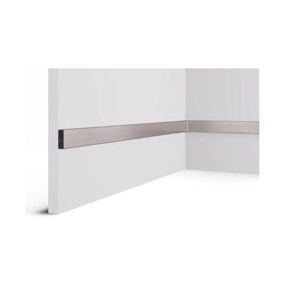 Рейка Cosca Decor RX010-052 30x10x2000 мм, хром матовый Cosca Deco 00-00079327 Рейка Cosca Decor RX010-052 30x10x2000 мм, хром матовый Cosca Deco 00-00079327