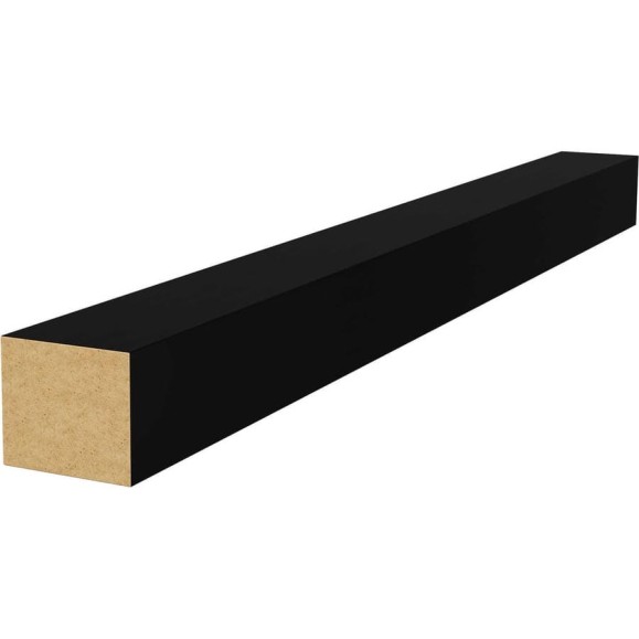 Руст стыковочный Cosca Decor 25x22x2750 мм, МДФ,черный 00-00076256
