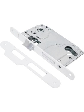 Замок Ренц, 1 ригель и защелка, с подшипниками, белый INLBB 8550-2/1 White