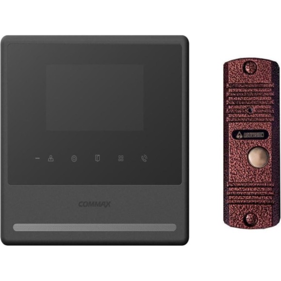Комплект видеодомофона и вызывной панели COMMAX CDV-43Y( Black)/AVC305 CDV-43Y(Black)/AVC305 Комплект видеодомофона и вызывной панели COMMAX CDV-43Y( Black)/AVC305 CDV-43Y(Black)/AVC305