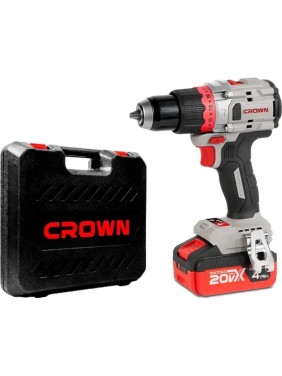 Дрель-шуруповерт ударная аккумуляторная Crown BL CT21127HMX-4 BMC