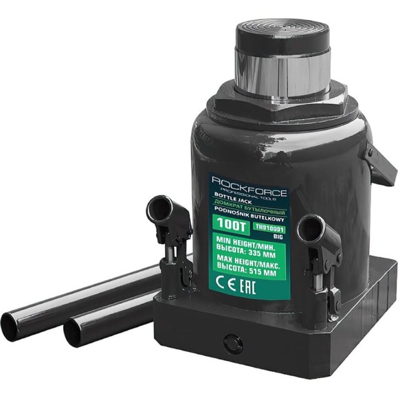 Бутылочный домкрат Rockforce RF-TH910001 100 т BIG(57091)