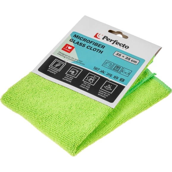 Салфетка из микрофибры PERFECTO LINEA 1 шт., 35x35 см, Универсальная 45-351111 Салфетка из микрофибры PERFECTO LINEA 1 шт., 35x35 см, Универсальная 45-351111