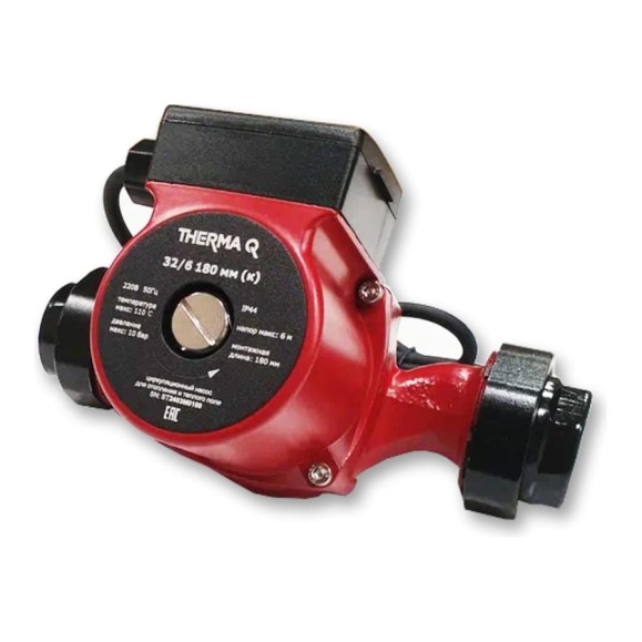 Насос циркуляционный МЕТАЛЛСЕРВИС МС THERMA Q 32/6 180 к 1260127 Насос циркуляционный МЕТАЛЛСЕРВИС МС THERMA Q 32/6 180 к 1260127