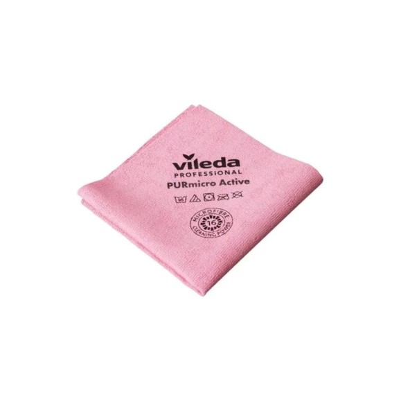 Салфетка Vileda Professional ПУРмикро Актив 38x35 см, красный 174048 25978 Салфетка Vileda Professional ПУРмикро Актив 38x35 см, красный 174048 25978