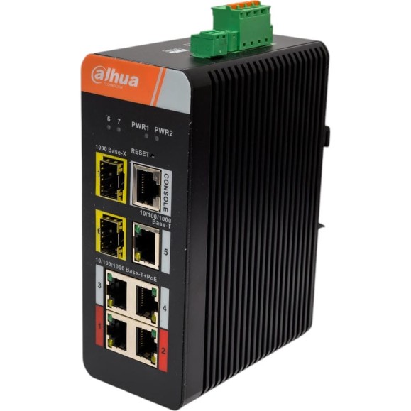 Коммутатор PoE Dahua DH-IS4207-4GT-120 Коммутатор PoE Dahua DH-IS4207-4GT-120