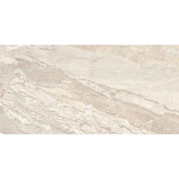 Керамогранит полированный LCM Минерал кремовый / Mineral Crema 60х120 см 60120INL01P