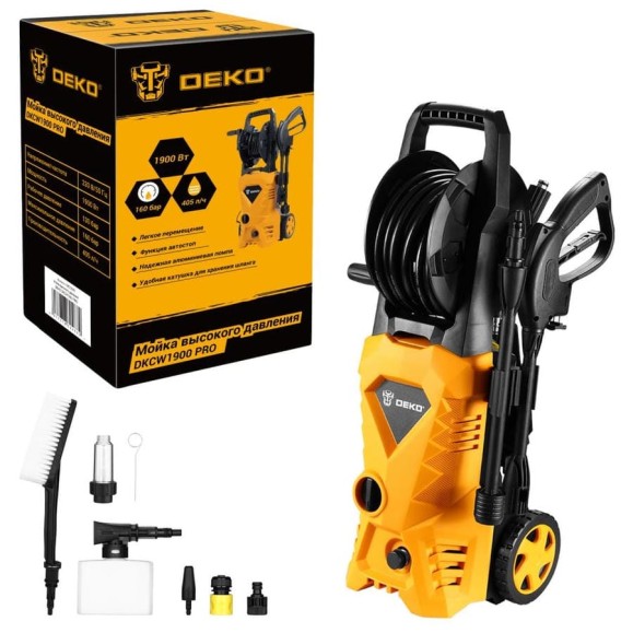 Мойка высокого давления DEKO DKCW1900 PRO 085-2028 Мойка высокого давления DEKO DKCW1900 PRO 085-2028