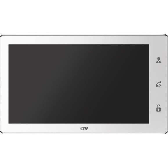 Монитор видеодомофона CTV -M4706AHD W с технологией Touch Screen, сенсорная панель управления Easy Buttons, белый 10-0000346