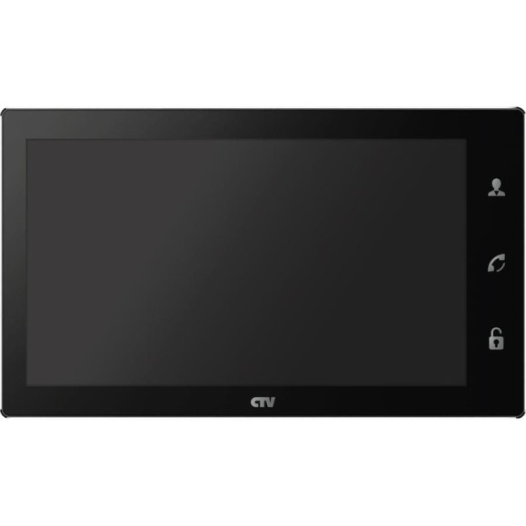 Монитор видеодомофона CTV -M4706AHD B с технологией Touch Screen, сенсорная панель управления Easy Buttons, черный 10-0000345
