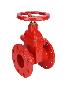Задвижка клиновая DN.ru 30ч39р (аналог МЗВГ) GGG50-GGG50-S-F-S red Ду50 Ру10/16 D040-08638